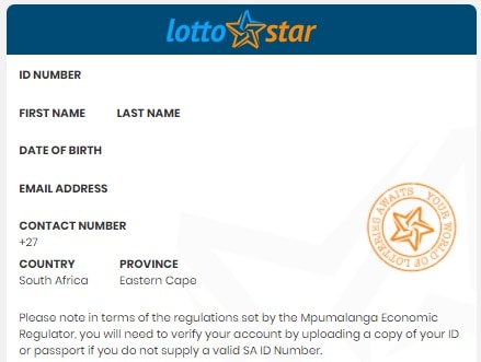LottoStar Sign Up 